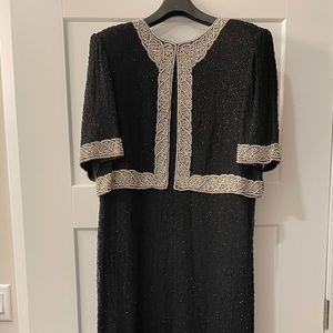 Laurene Kazer Sequins Gown